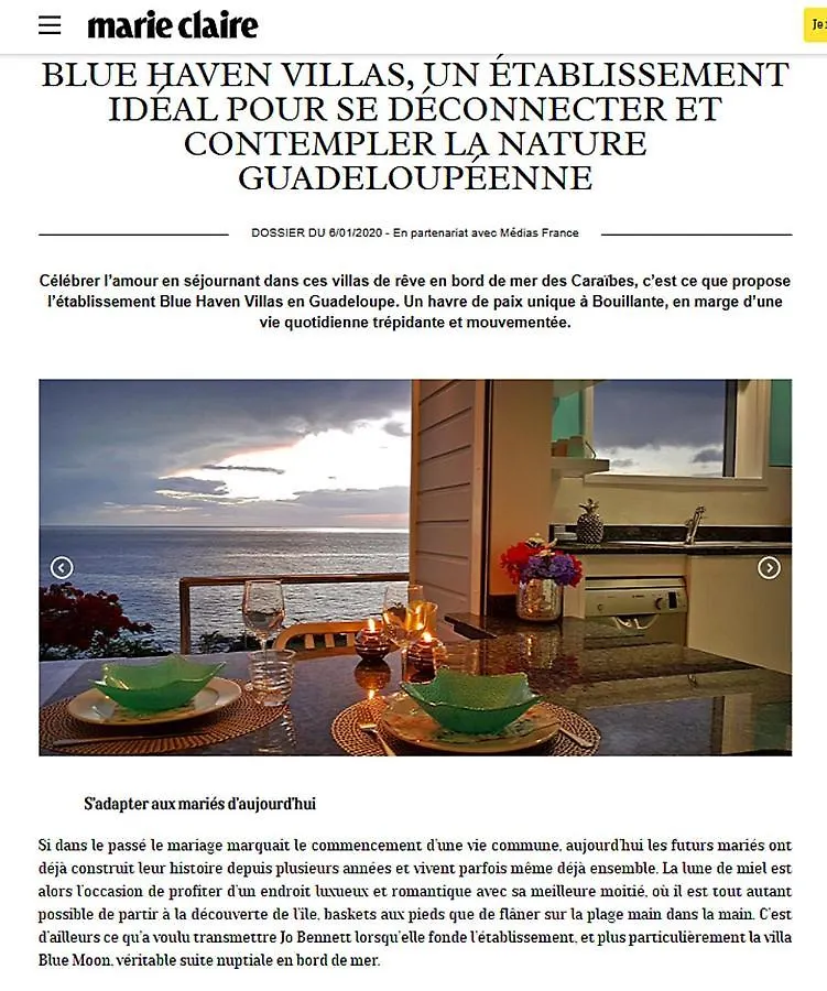 Blue Haven Villas Guadeloupe Villa Blue Moon 波尔兰特